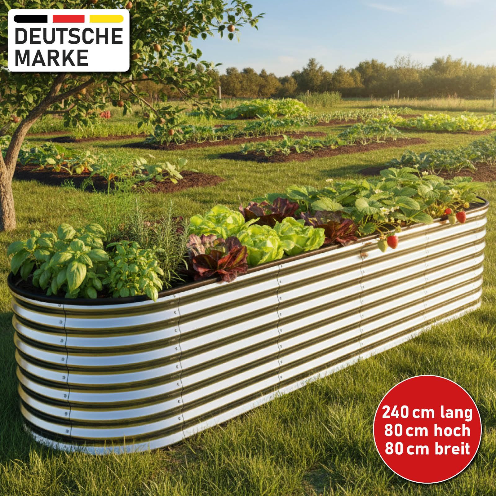 brast-julia-hochbeet-metall-240x80x80-cm-silber-verzinkt-rostfrei image 2