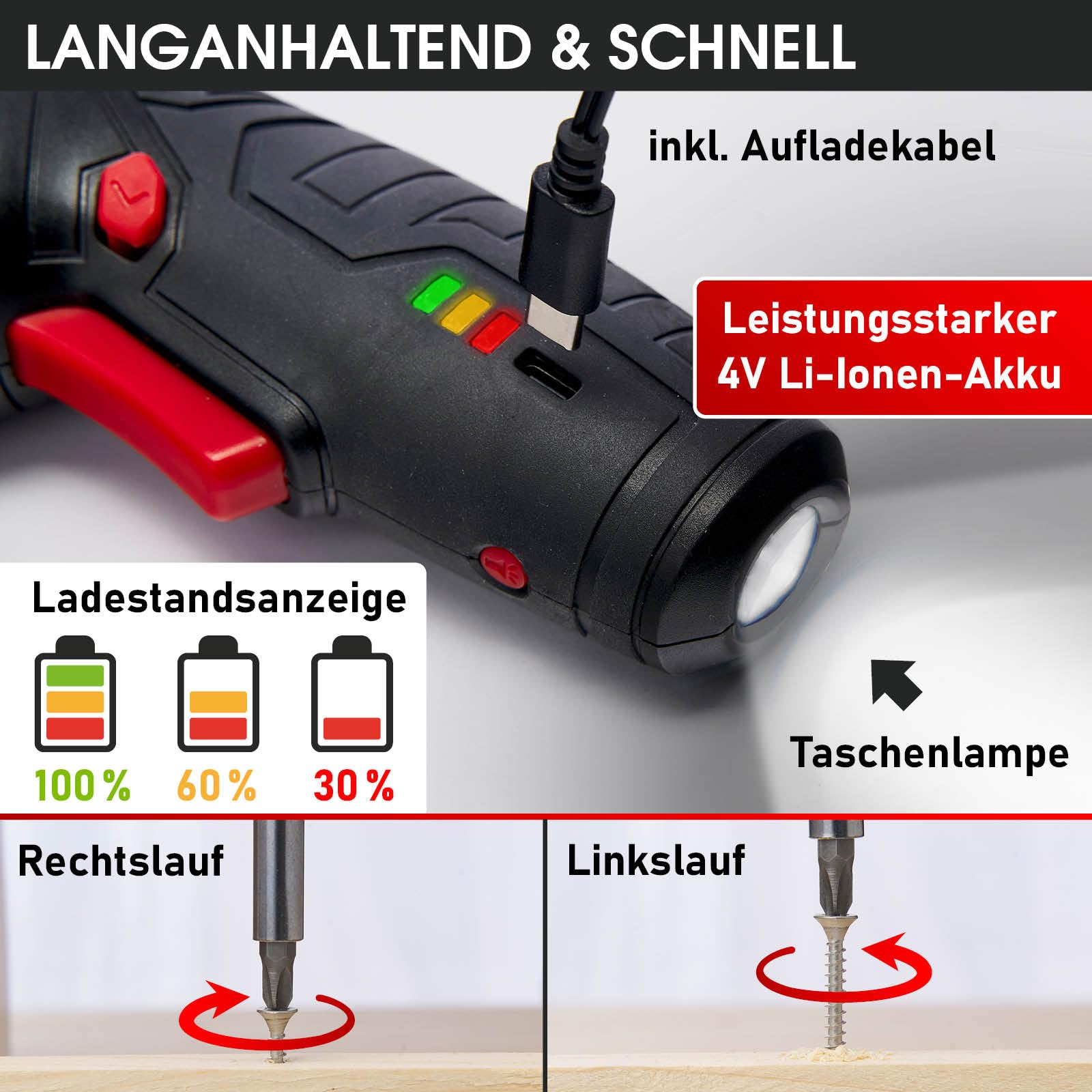 brast-akkuschrauber-4v-schrauber-mit-54-bits-und-led-licht image 4