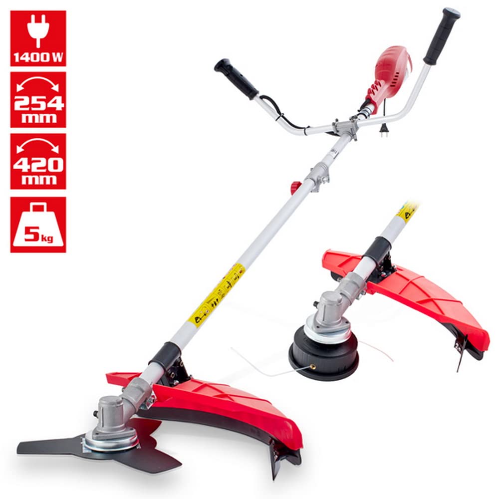 hecht-elektro-freischneider-1400-watt-motorsense-42-cm-mit-messer image 2
