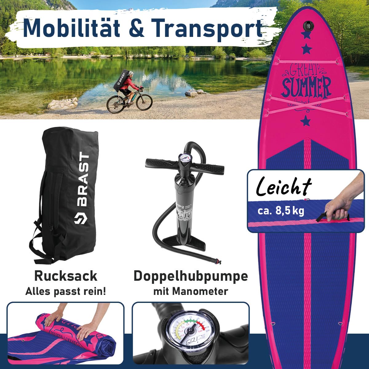 brast-summer-sup-board-set-320x81cm-200kg-mit-kajaksitz image 4