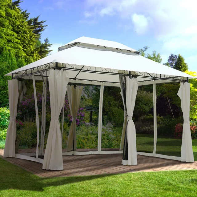 brast-easiness-pavillon-3x4m-beige-mit-moskitonetz image 1
