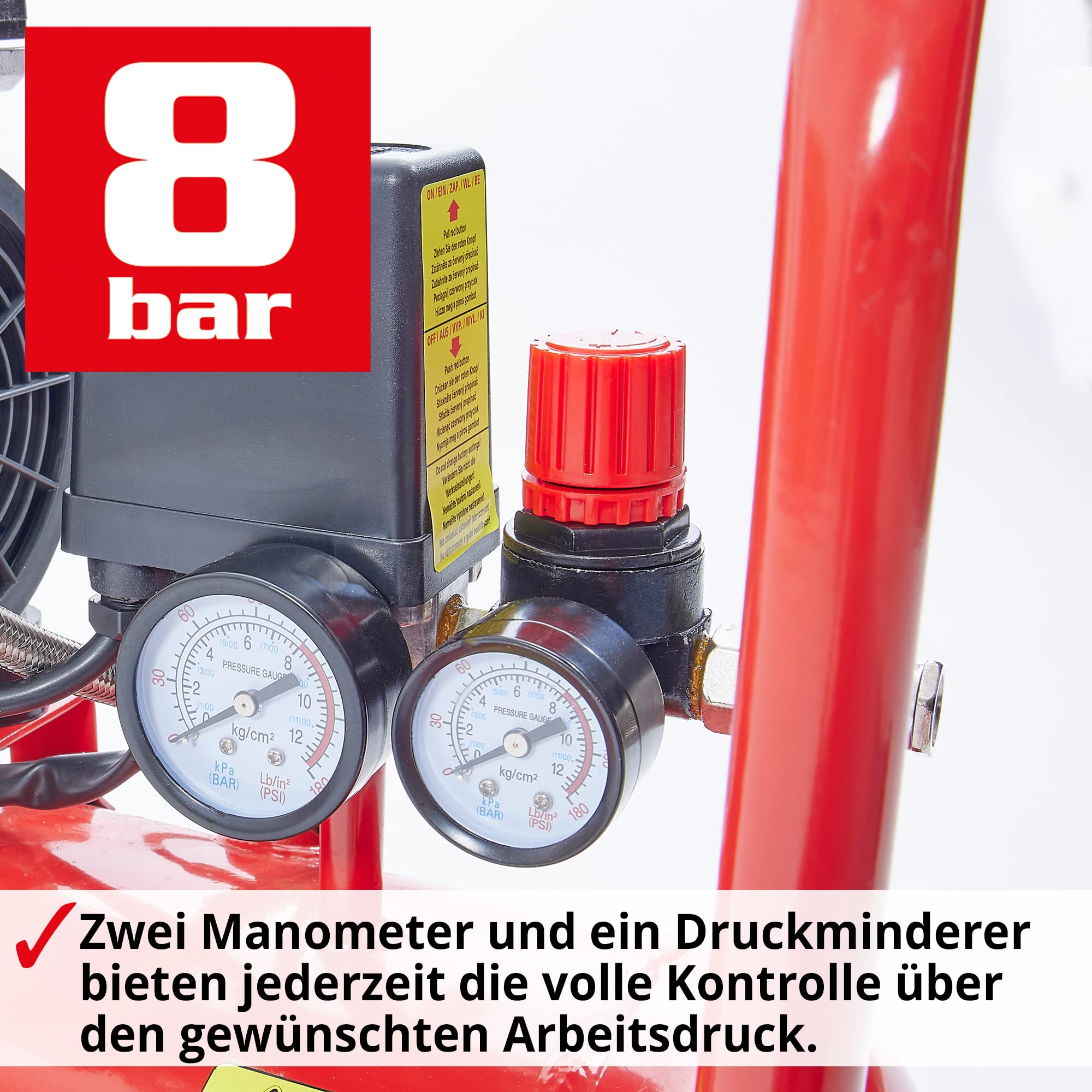 hecht-2080-fl-sterkompressor-24-l-8-bar-lfrei image 3
