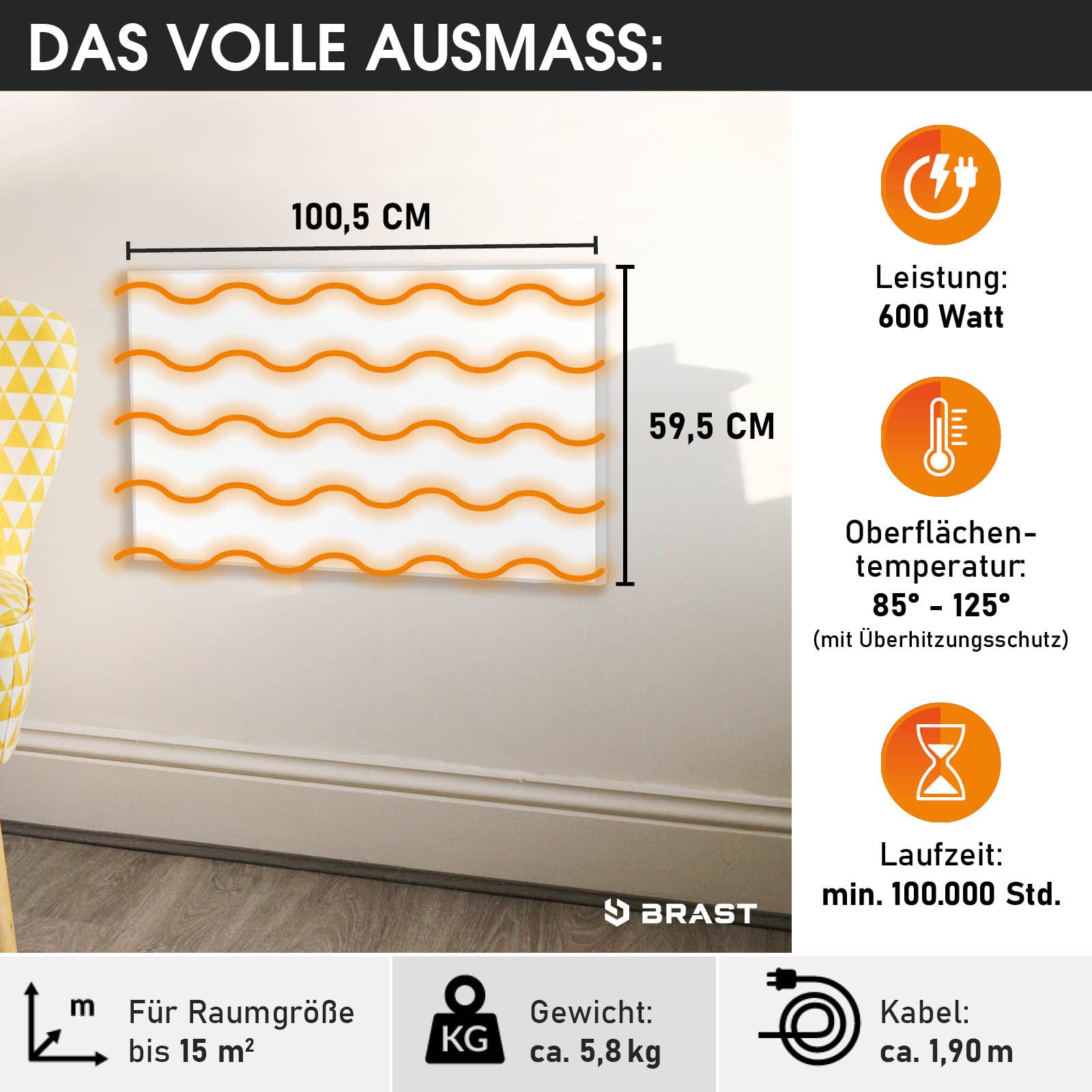 brast-infrarotheizung-600w-mit-thermostat-fernbedienung image 3