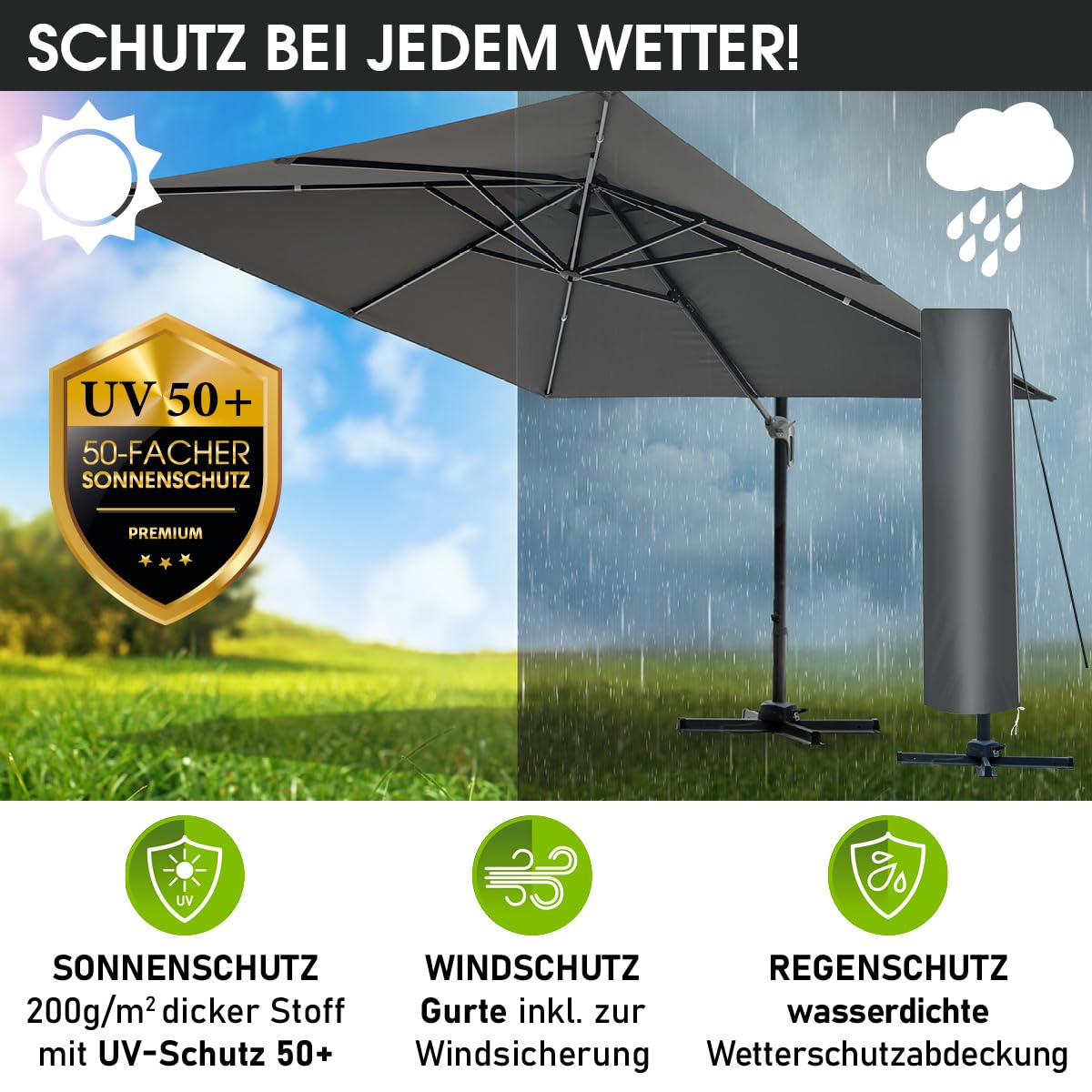 brast-ampelschirm-3x3-m-sonnenschirm-grau-mit-leds-uv-50 image 4