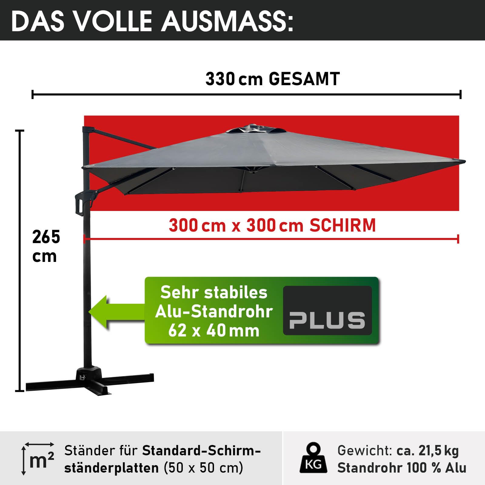 brast-ampelschirm-3x3m-sonnenschirm-grau-mit-uv-schutz-50 image 2