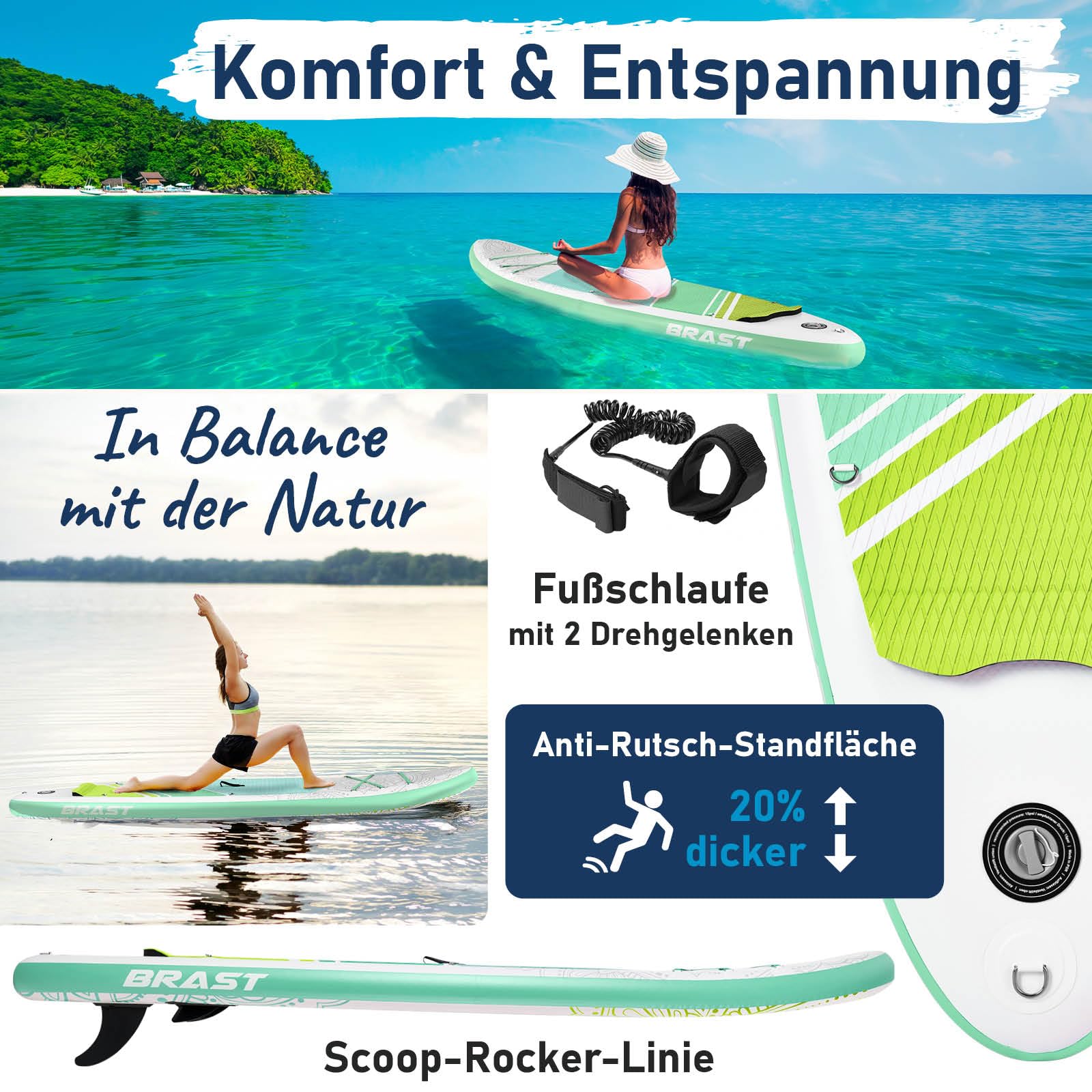 brast-lady-sup-board-300cm-set-aufblasbar-mit-kajaksitz-150kg image 6