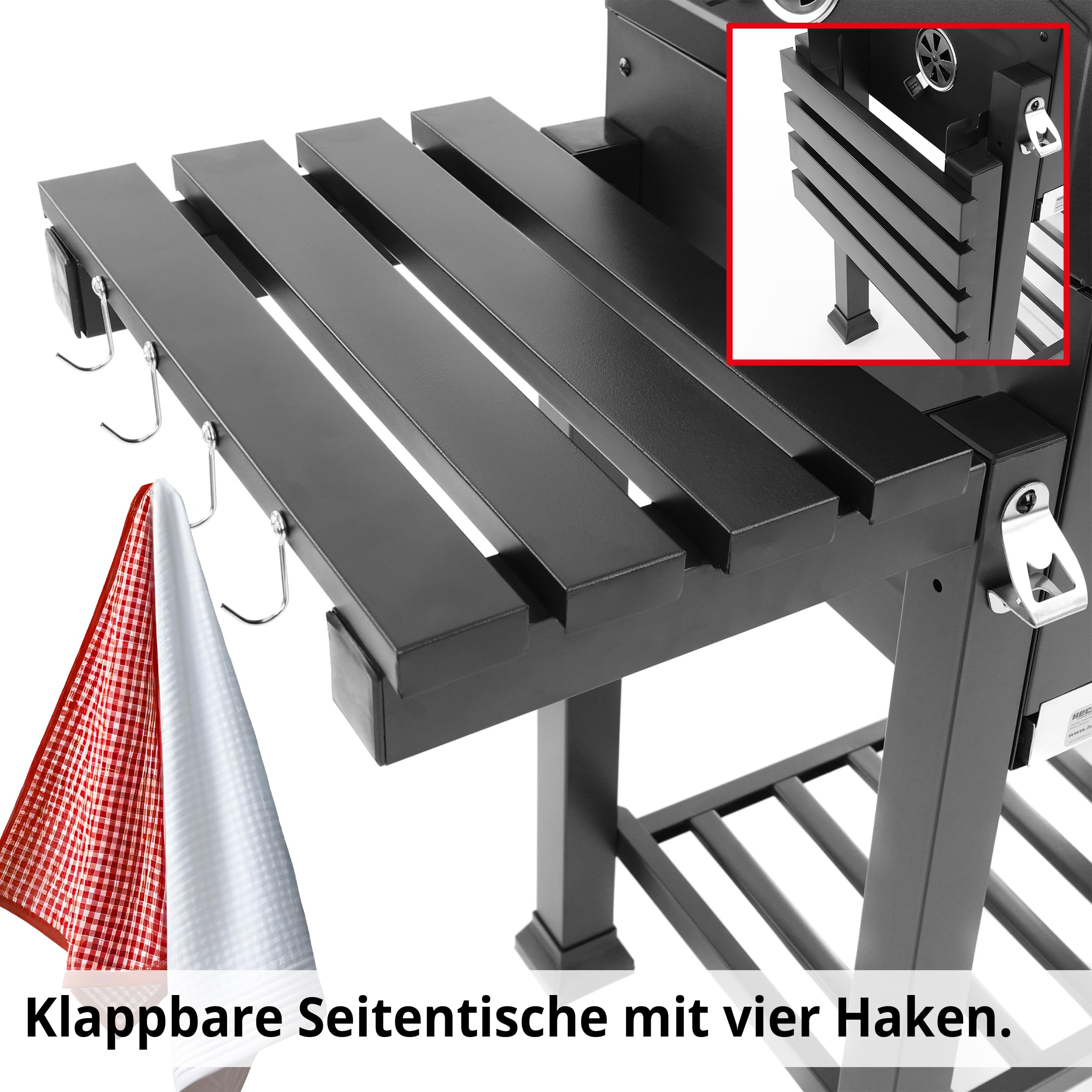 hecht-holzkohlegrill-xxl-grillwagen-mit-deckel-59-cm image 7