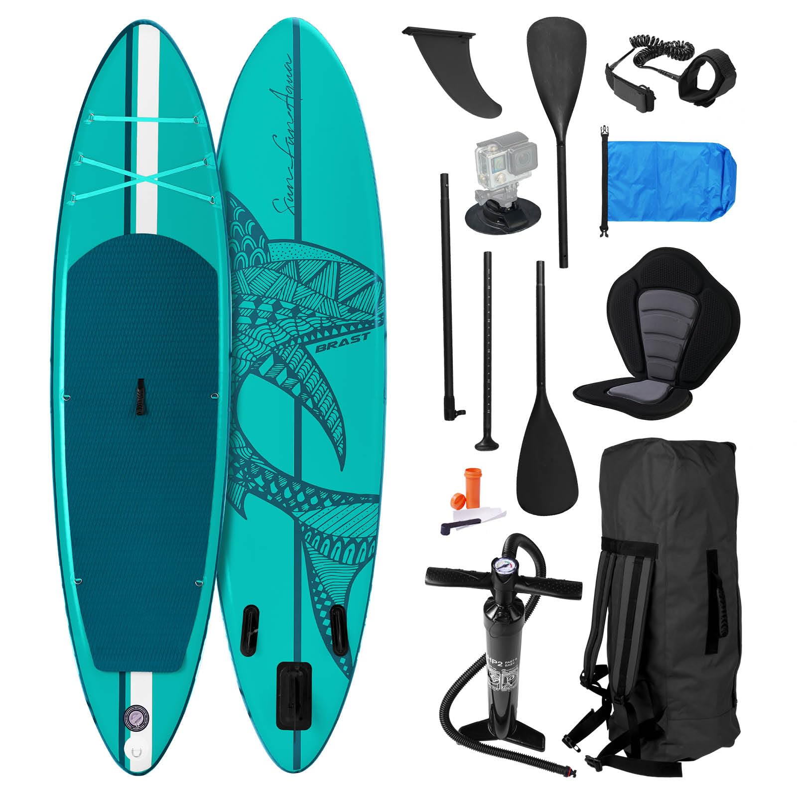 brast-shark-sup-board-set-320cm-aufblasbar-200kg-komplett image 1