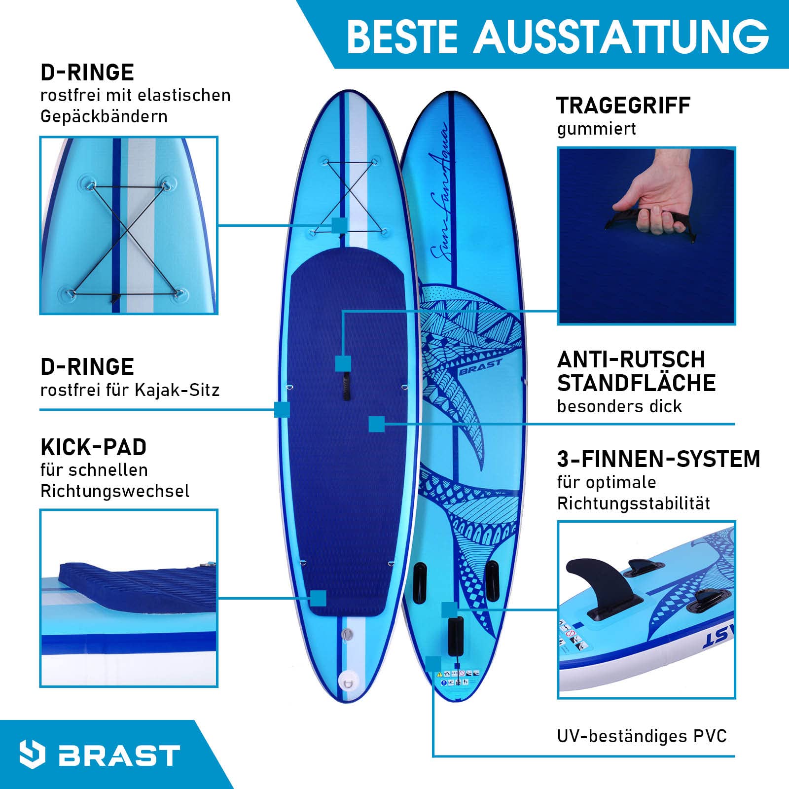 brast-shark-sup-board-320-cm-set-mit-kajaksitz image 5