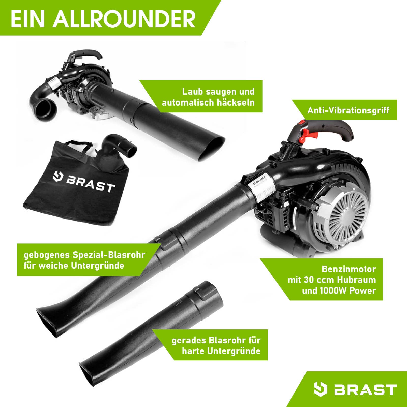 brast-laubsauger-benzin-1-0kw-4in1-mit-55l-fangsack image 2