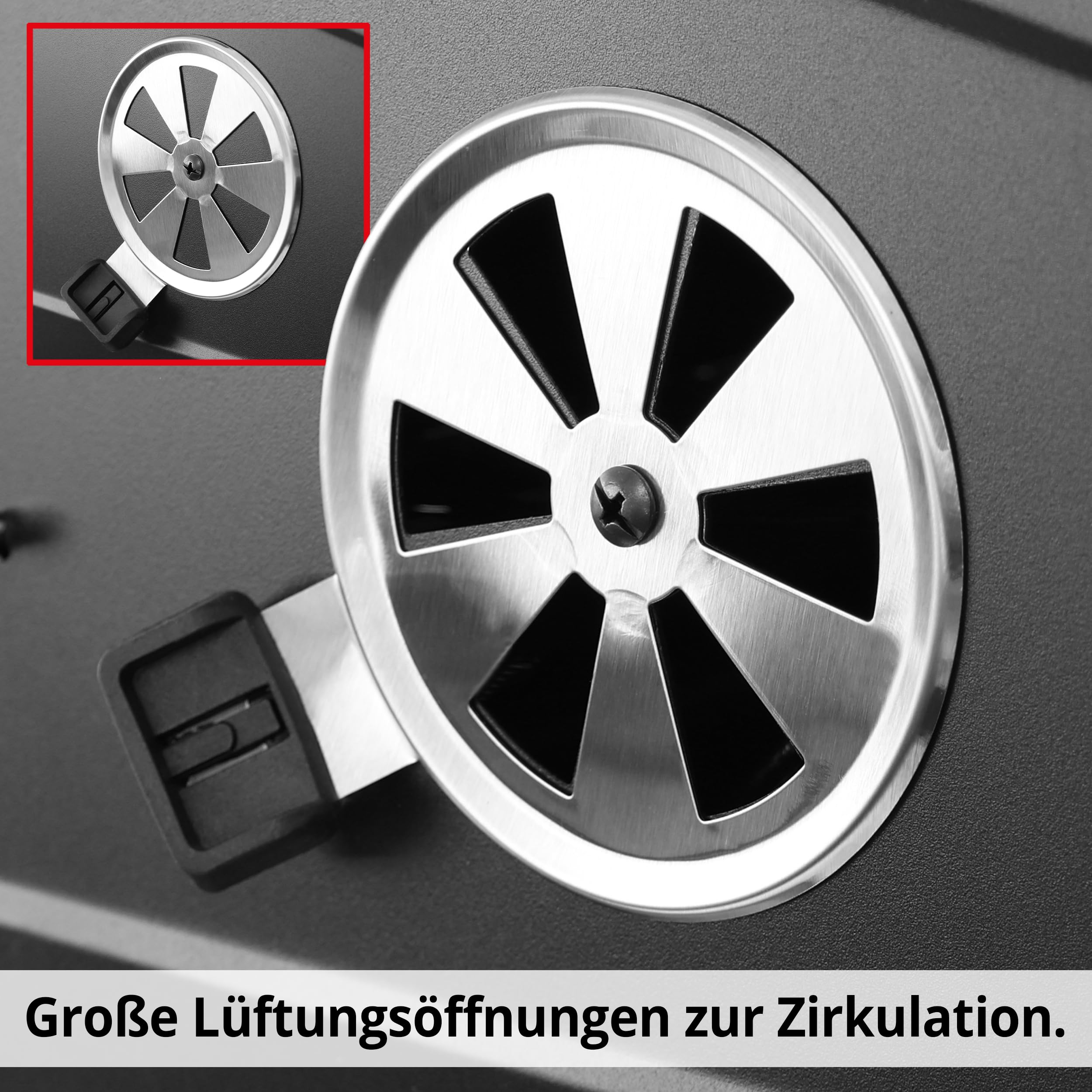 hecht-holzkohlegrill-xxl-grillwagen-mit-deckel-59-cm image 4