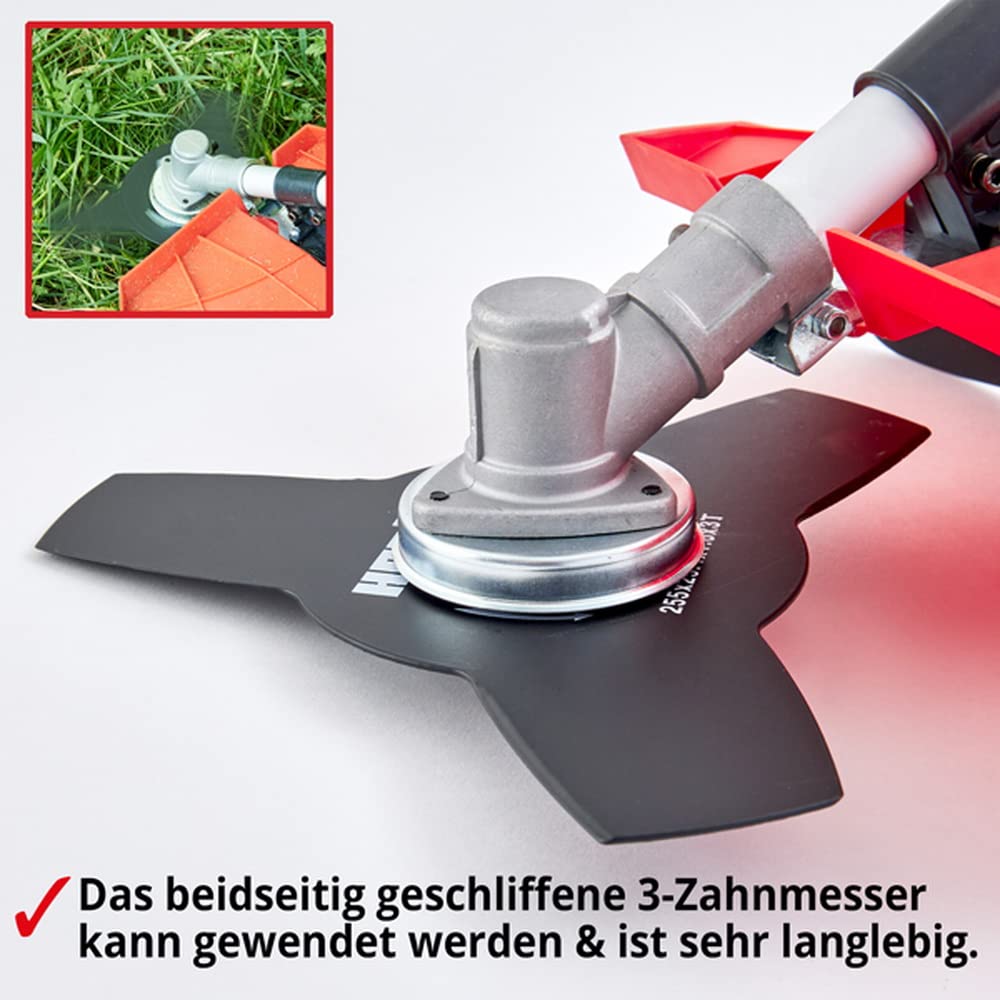 hecht-elektro-freischneider-1400-watt-motorsense-42-cm-mit-messer image 5
