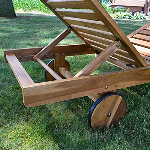 hecht-resort-a-lounger-gartenliege-akazienholz-mit-tisch image 7