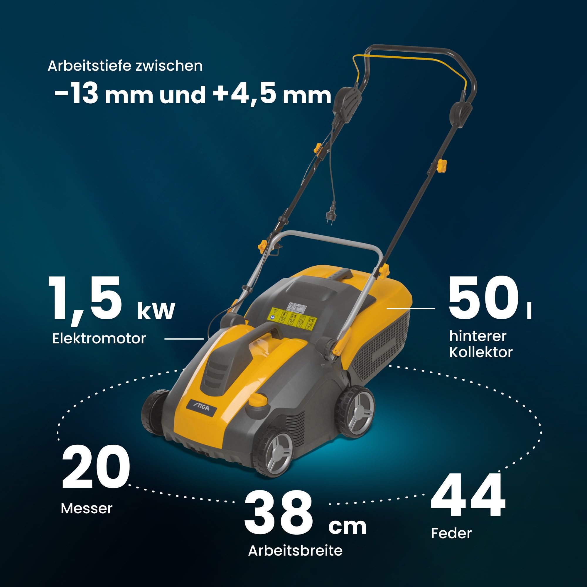 stiga-sv-415-e-elektro-vertikutierer-38-cm-1500-w-mit-50-l-fangkorb image 5