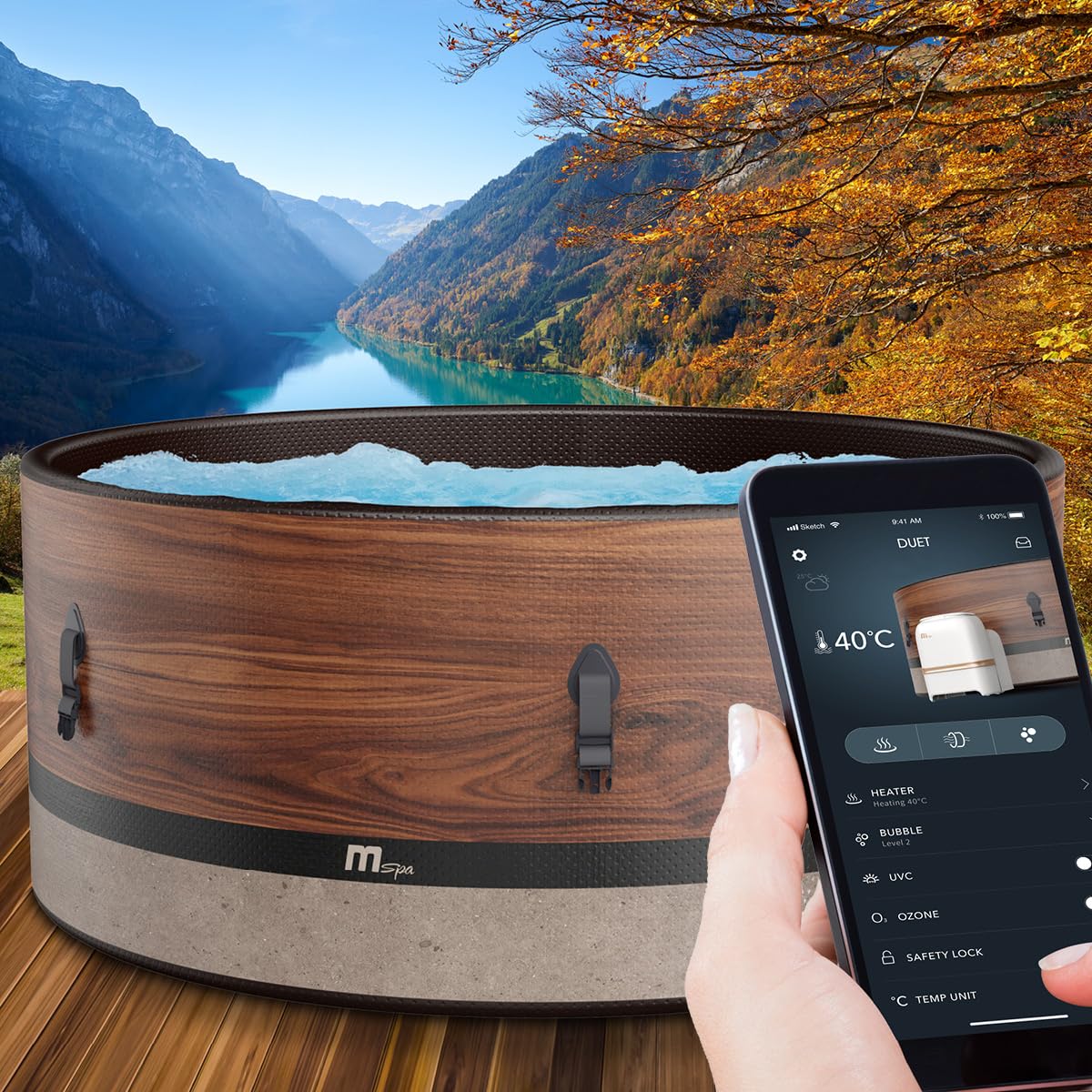 brast-mspa-frame-duet-eco-whirlpool-6-personen-winterfest image 1