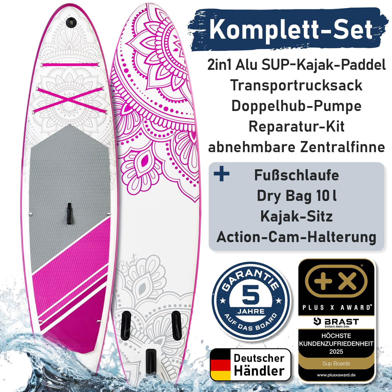 brast-lady-sup-board-set-300x76-cm-mit-kajaksitz-bis-150-kg image 7