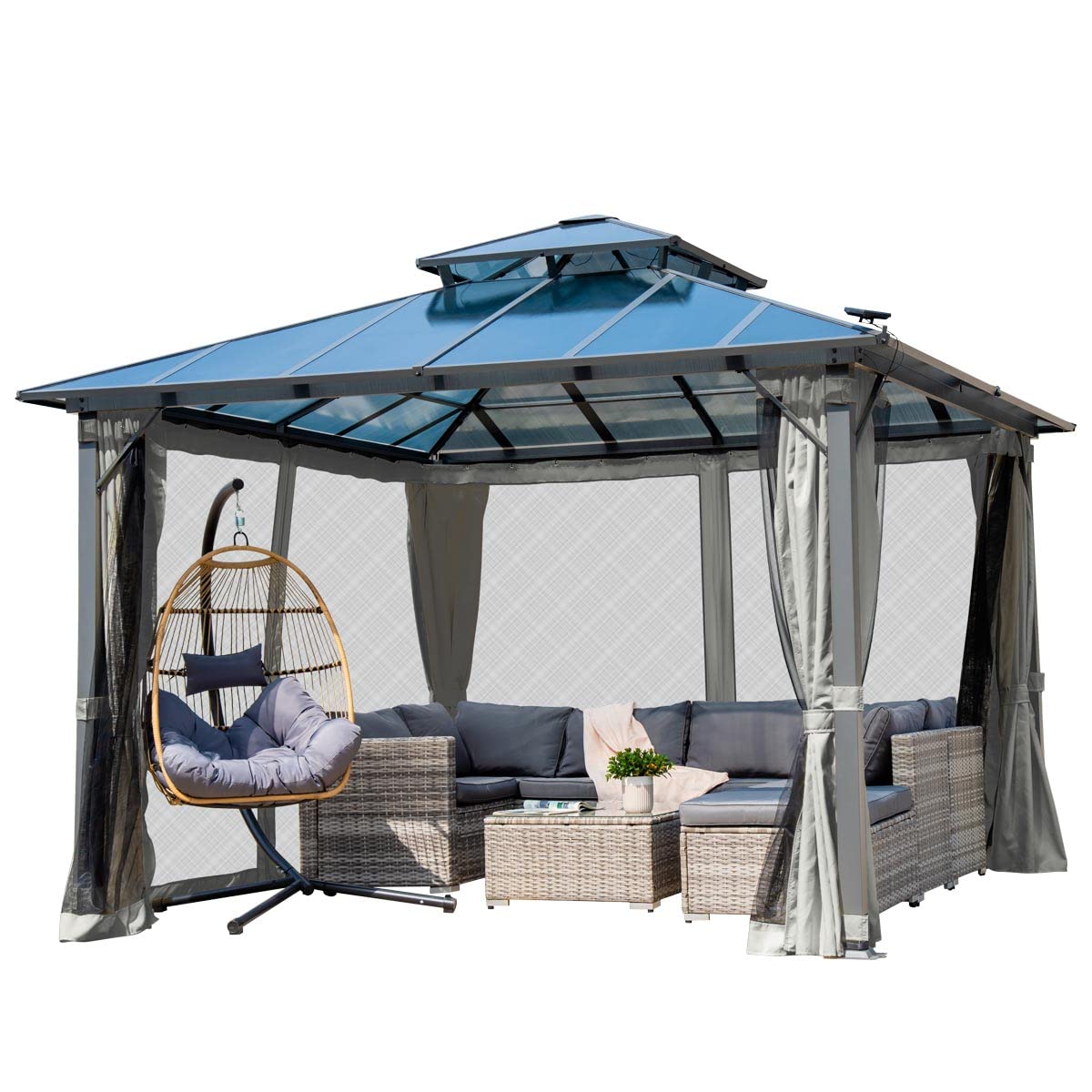 brast-pagode-pavillon-3-5x3-5m-hellgrau-mit-led image 6