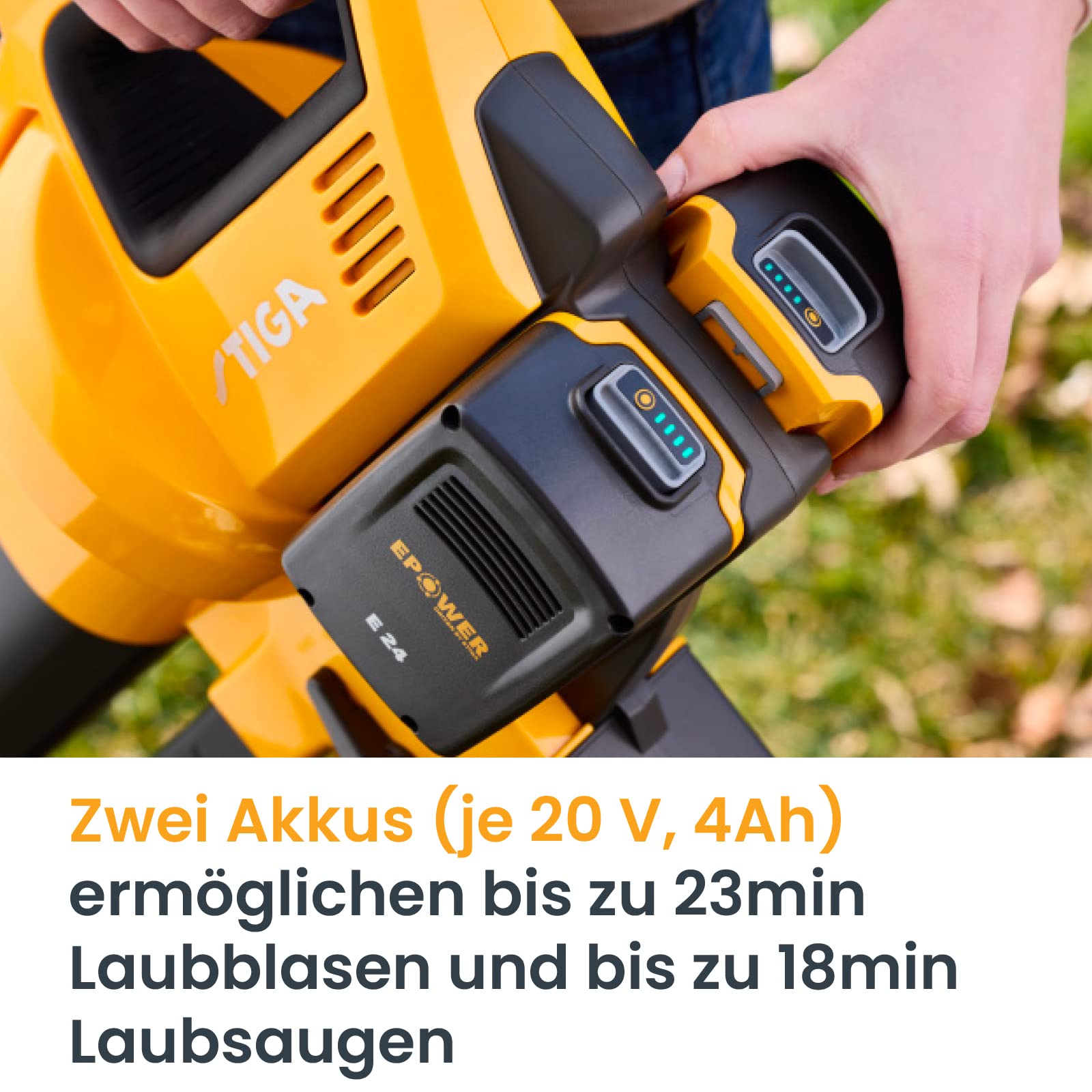 stiga-svs-100e-akku-laubsauger-3in1-mit-2x-20v-akku image 7