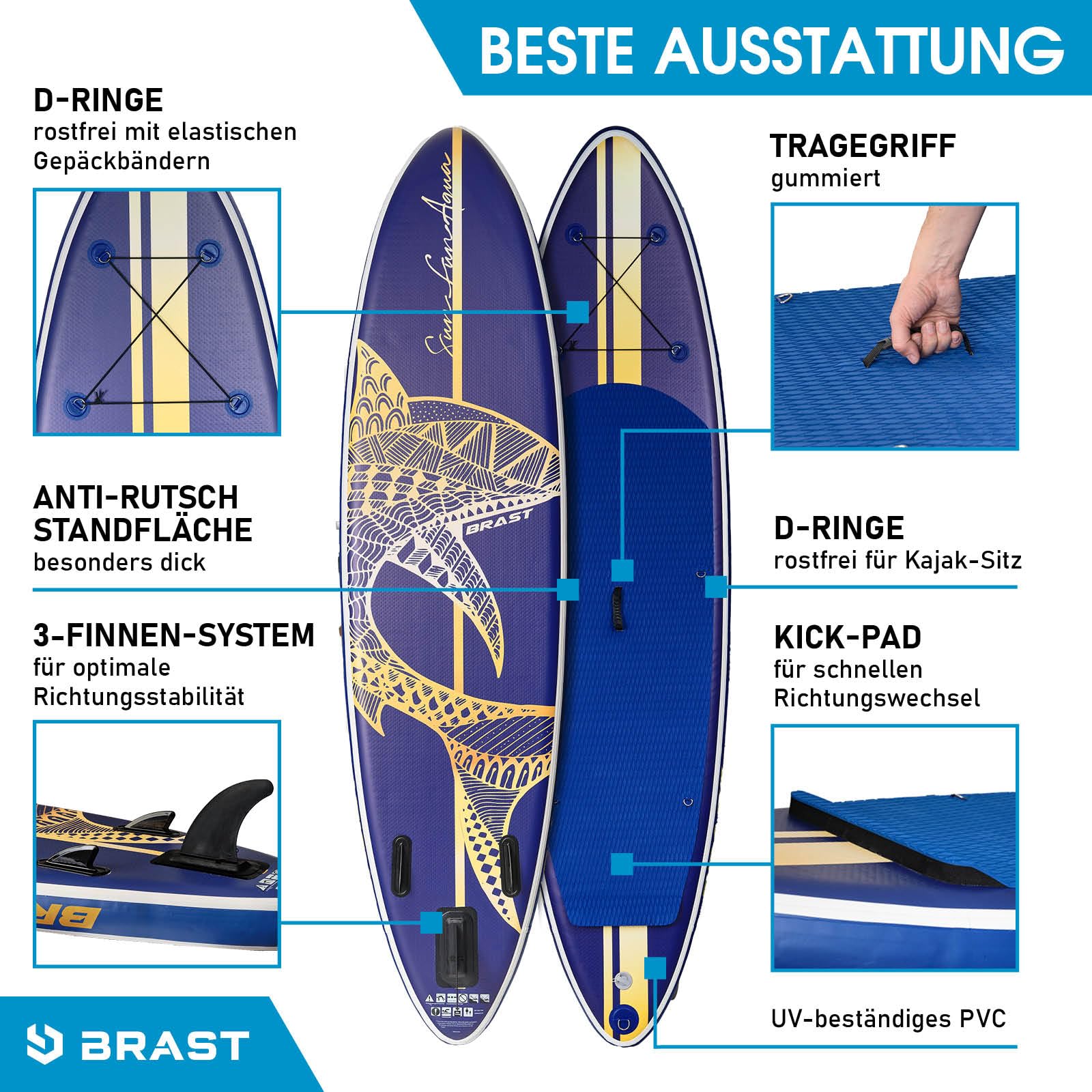 brast-shark-sup-board-320-set-aufblasbar-mit-kajaksitz image 5