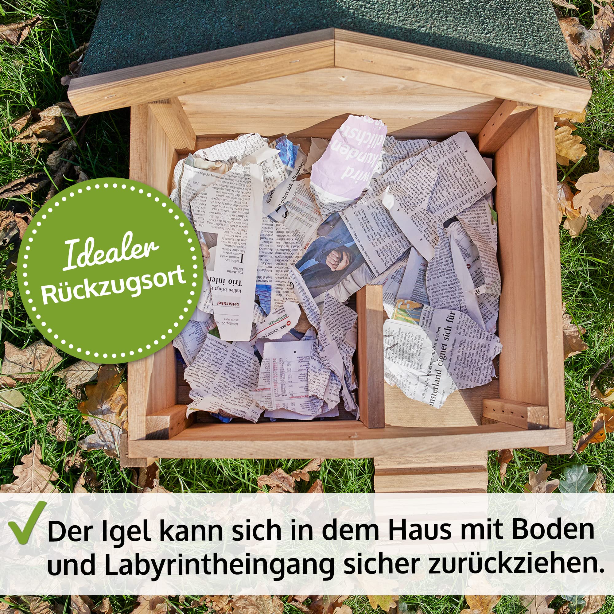 zooprinz-ruby-igelhaus-holz-mit-boden-und-bitumendach image 6