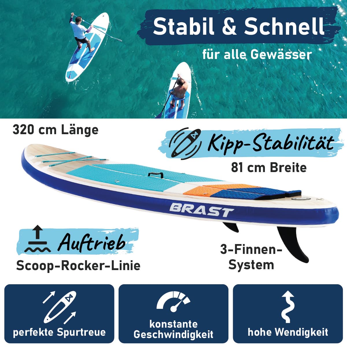 brast-sup-board-wood-set-320-cm-aufblasbar-mit-sitz image 2