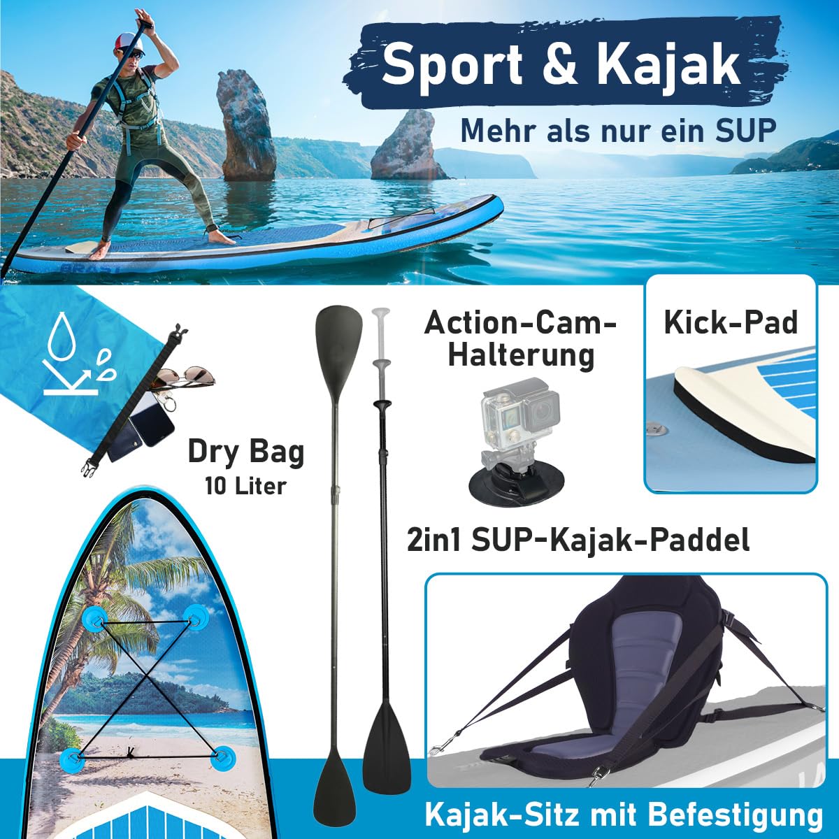 brast-tropic-sup-board-set-320-cm-aufblasbar-mit-zubeh-r image 5