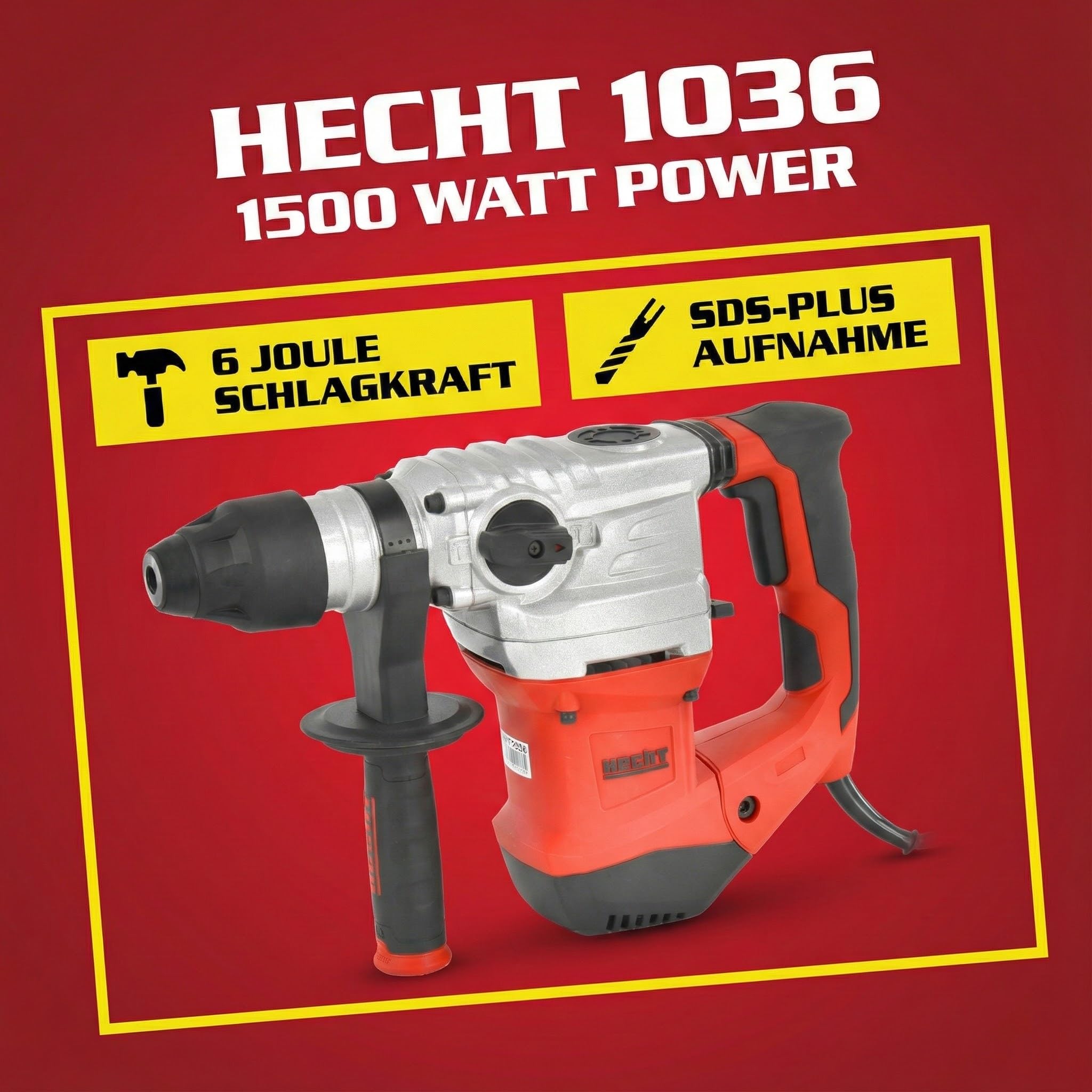 hecht-bohrhammer-set-1500w-sds-plus-6-joule-mit-koffer image 2