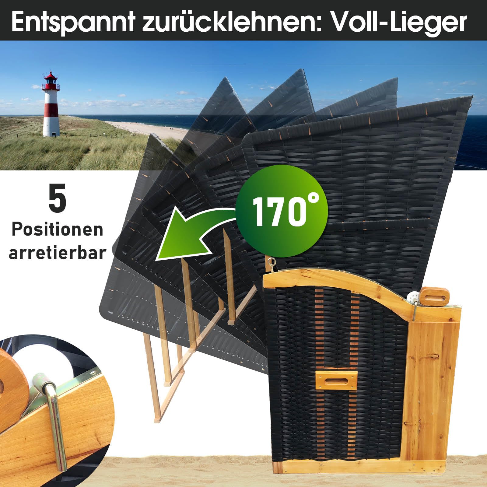 brast-usedom-strandkorb-3-sitzer-braun-blau-gestreift-volllieger image 4