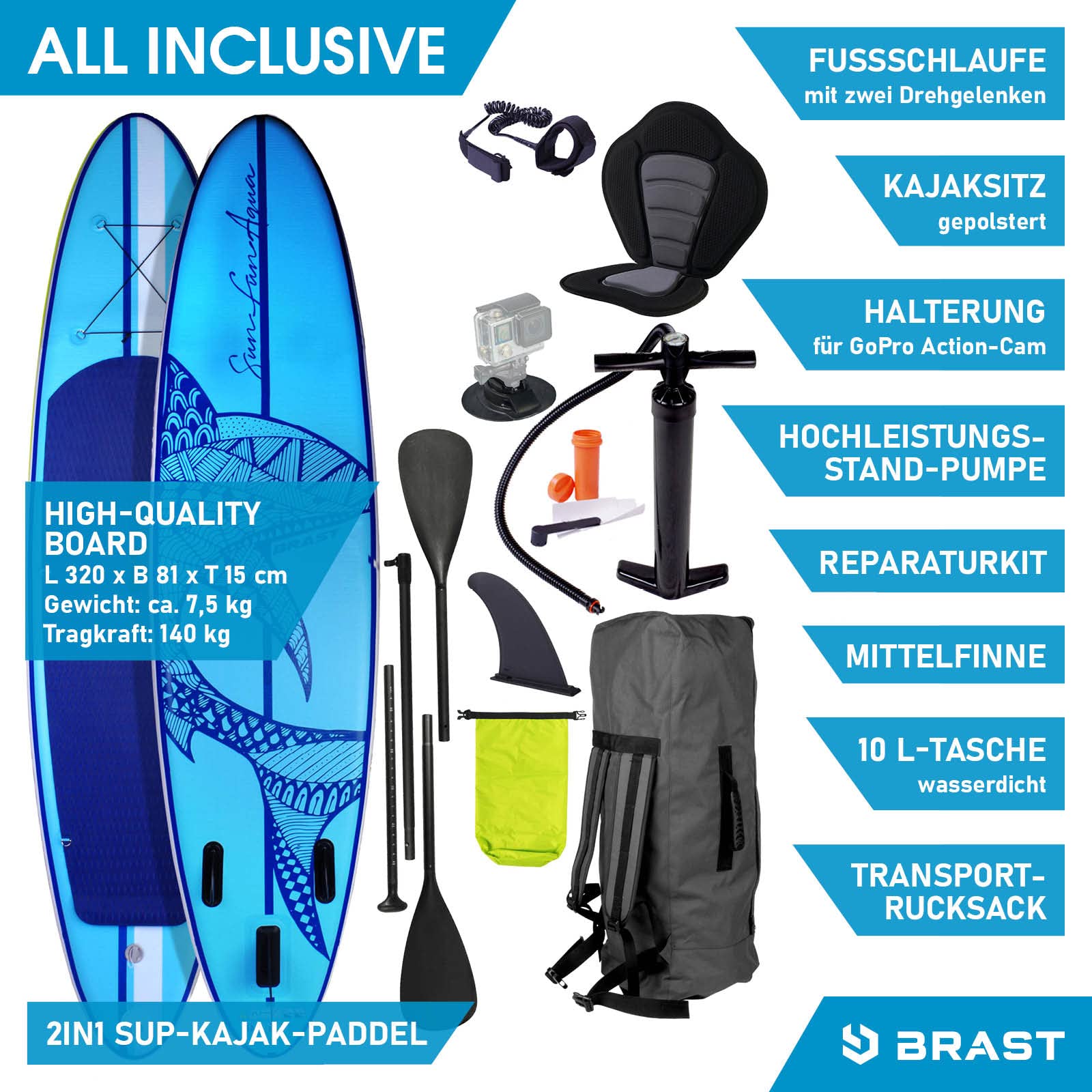 brast-shark-sup-board-320-cm-set-mit-kajaksitz image 7