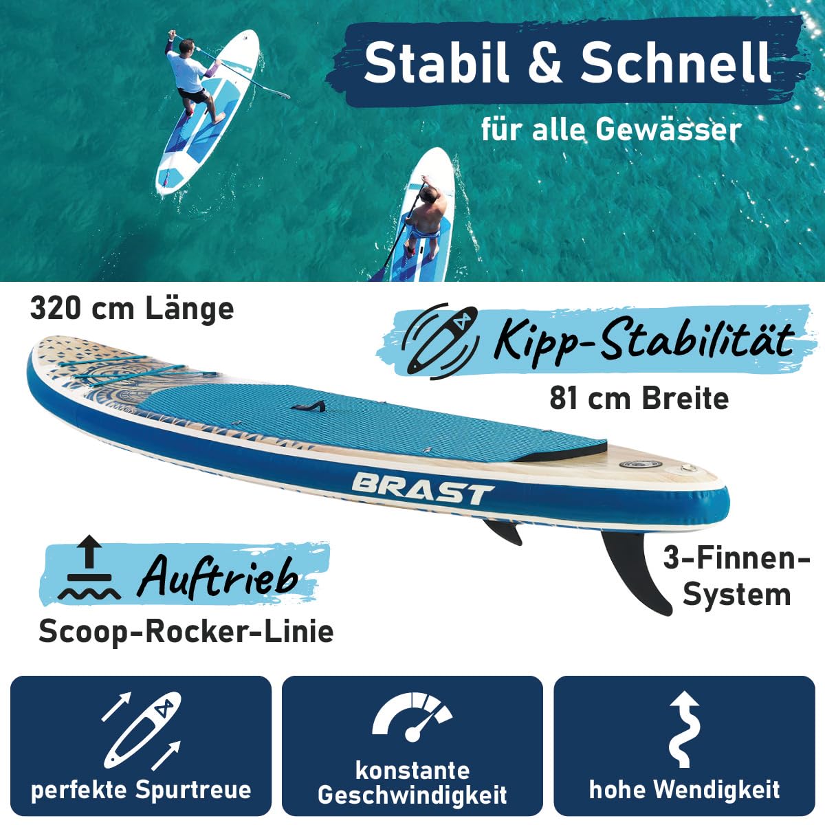 brast-sup-board-wood-set-320-cm-aufblasbar-komplettset image 2
