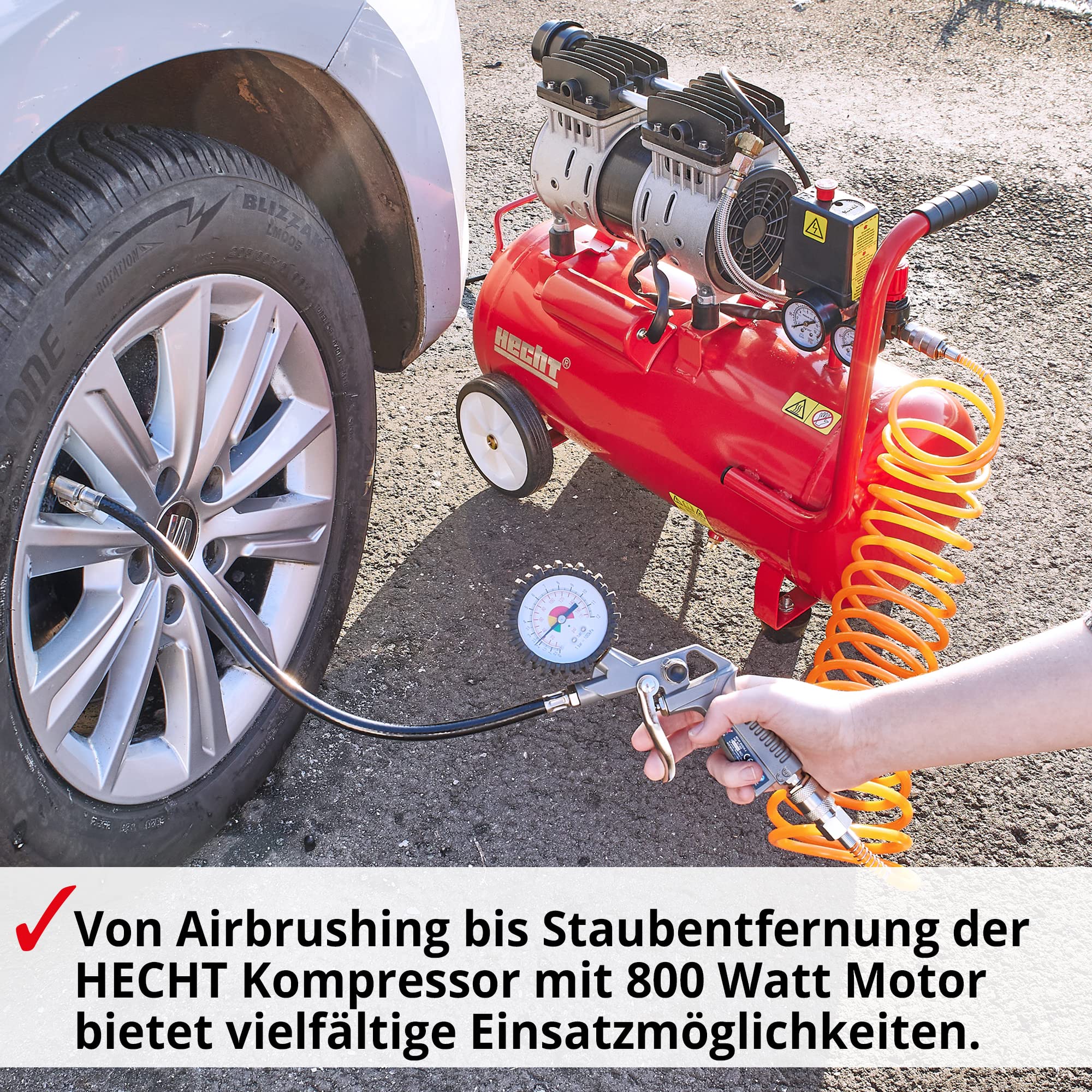 hecht-2080-fl-sterkompressor-24-l-8-bar-lfrei image 7