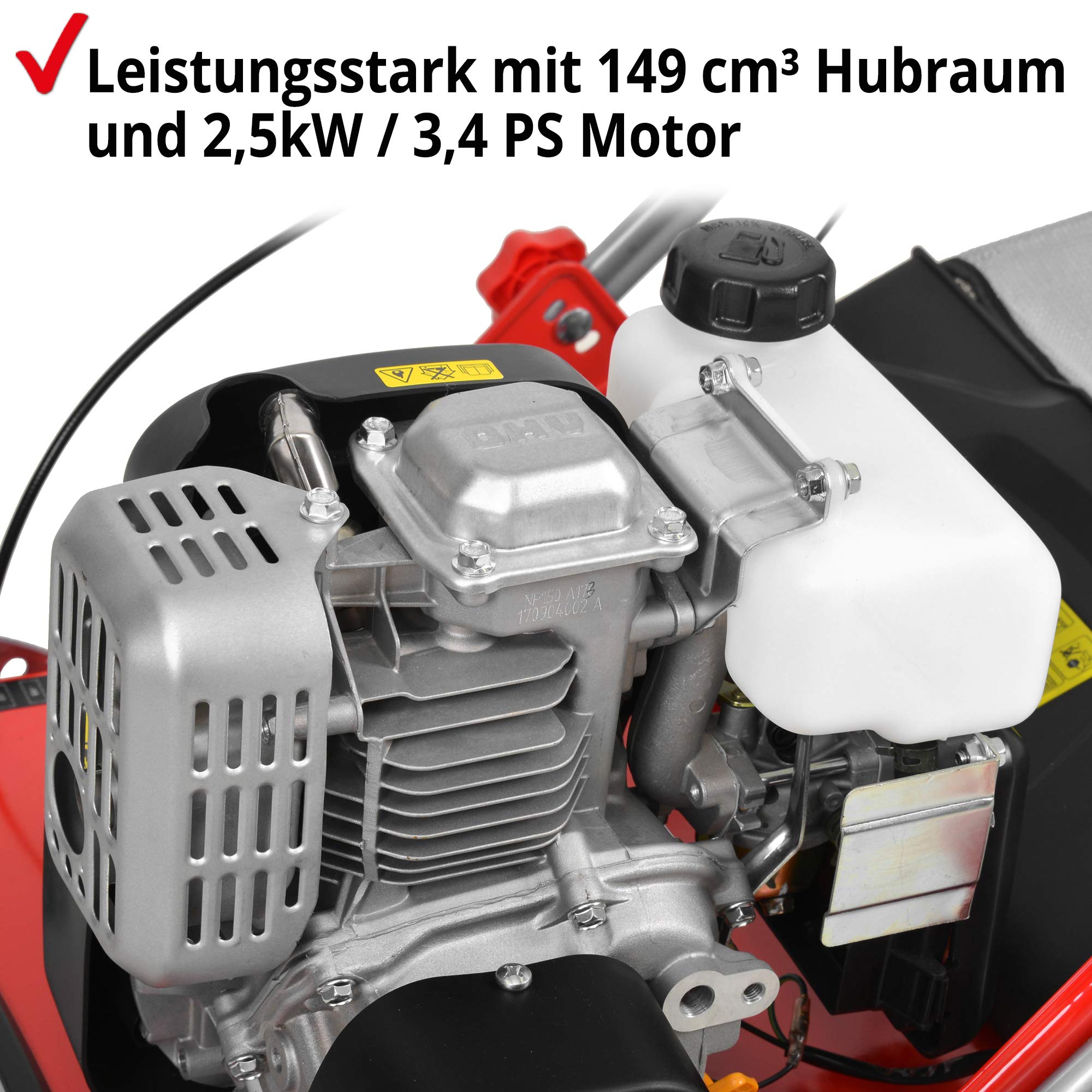 hecht-benzin-vertikutierer-2-in-1-40-cm-2-5-kw-45-l-fangkorb image 4
