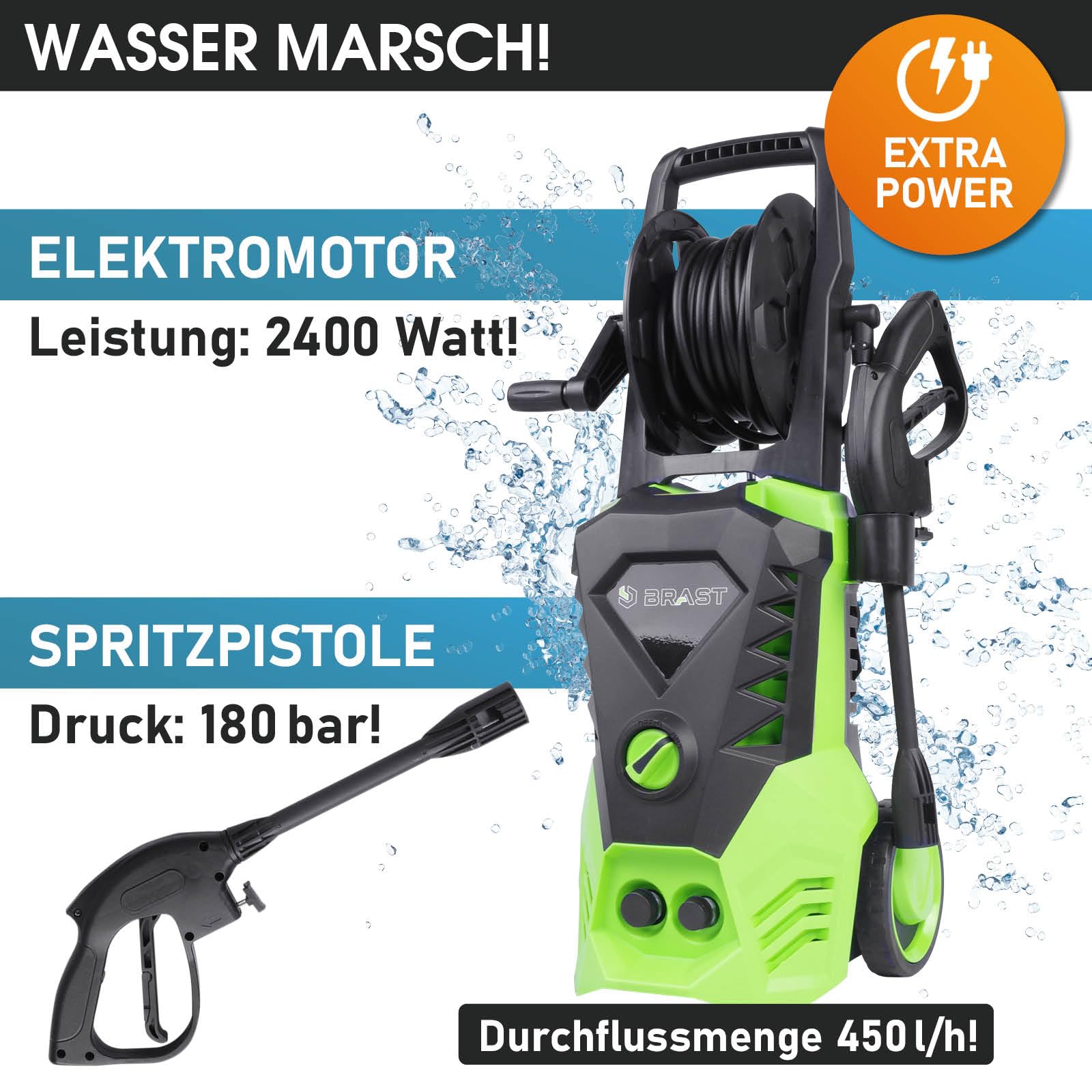 brast-hochdruckreiniger-elektro-2400-w-180-bar-10-m image 2