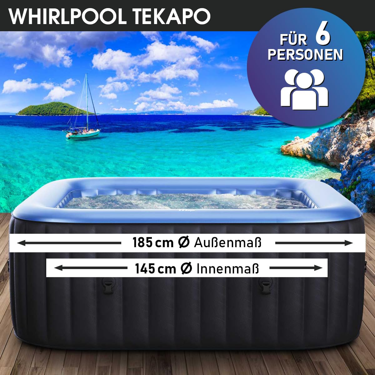 brast-tekapo-whirlpool-aufblasbar-6-personen-185x185-cm image 2