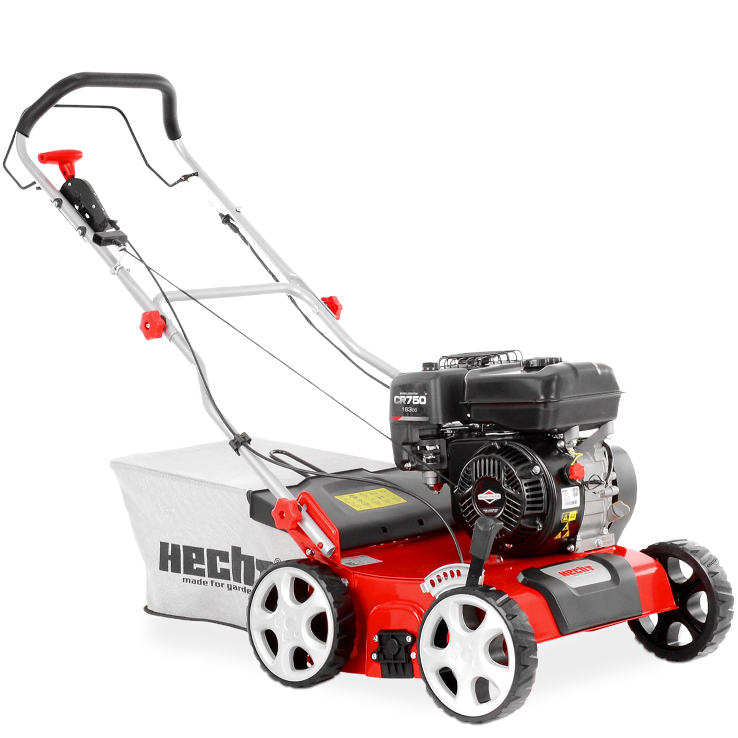 hecht-benzin-vertikutierer-40-cm-mit-45-l-fangkorb image 1