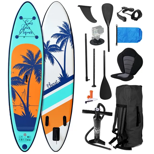 brast-tropic-sup-board-set-320-cm-aufblasbar-mit-kajak-sitz image 1
