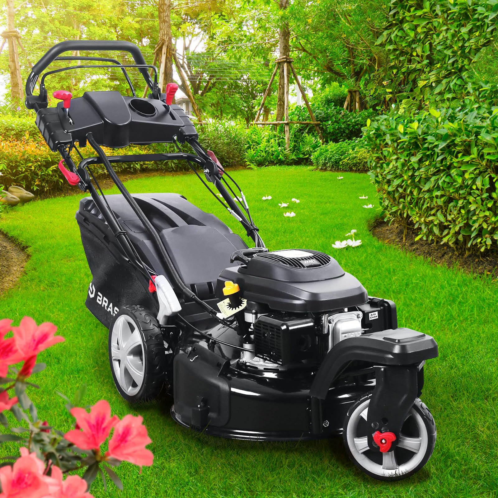brast-trike-benzin-rasenm-her-53-cm-mit-elektrostart image 1