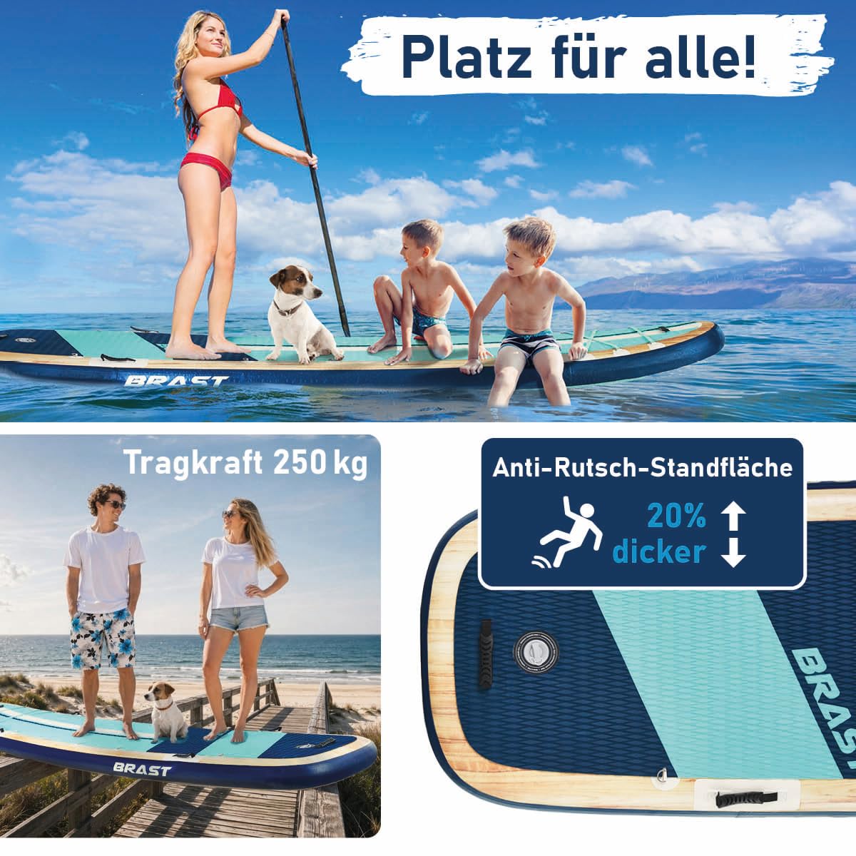 brast-family-sup-board-370-aufblasbar-xxl-stand-up-paddle-set-250kg image 6