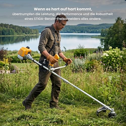 stiga-bc-330-ab-benzin-motorsense-43-cm-mit-tragegurt image 8