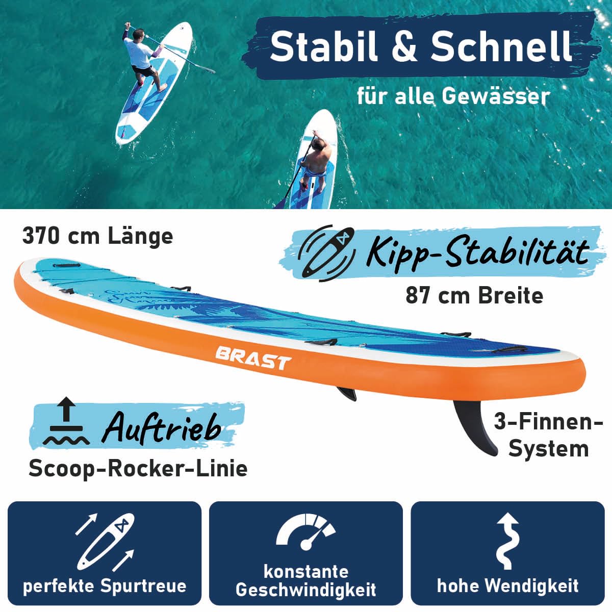 brast-family-sup-board-set-xxl-370cm-2-kajaksitze image 2
