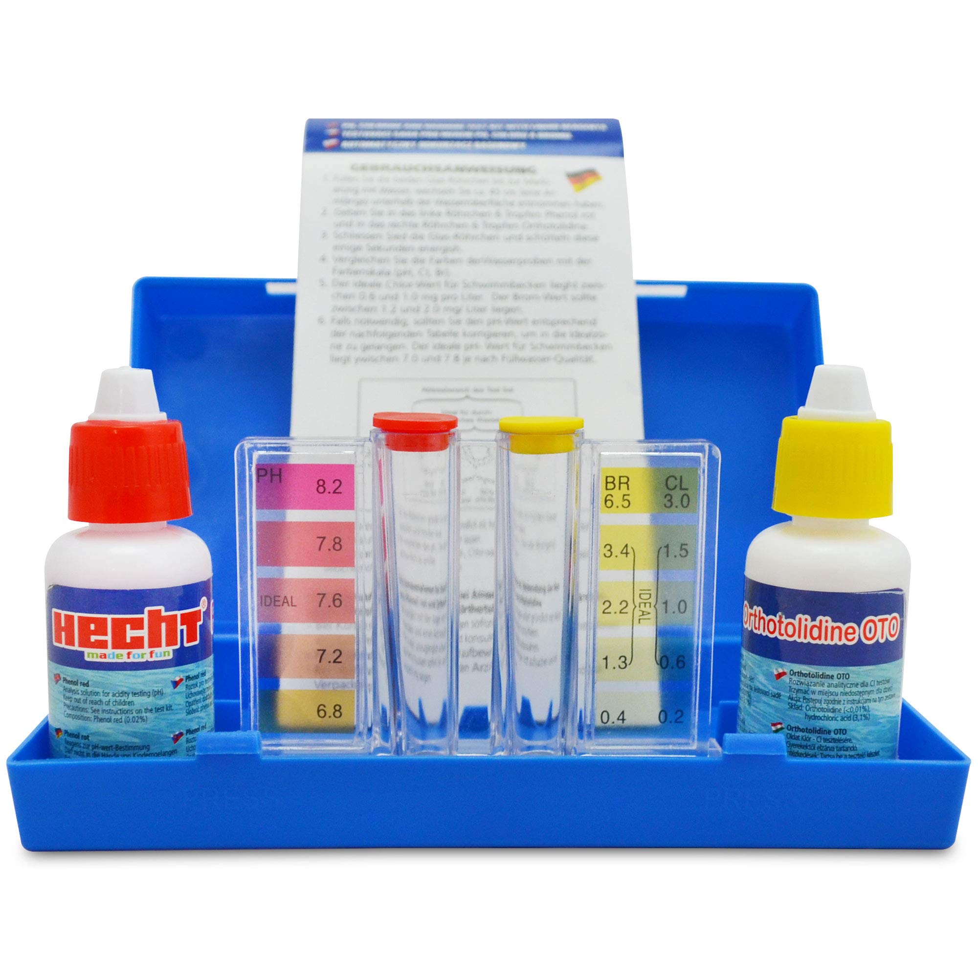 hecht-wassertester-chlor-ph-schnelltest-phenol-red-pool image 1