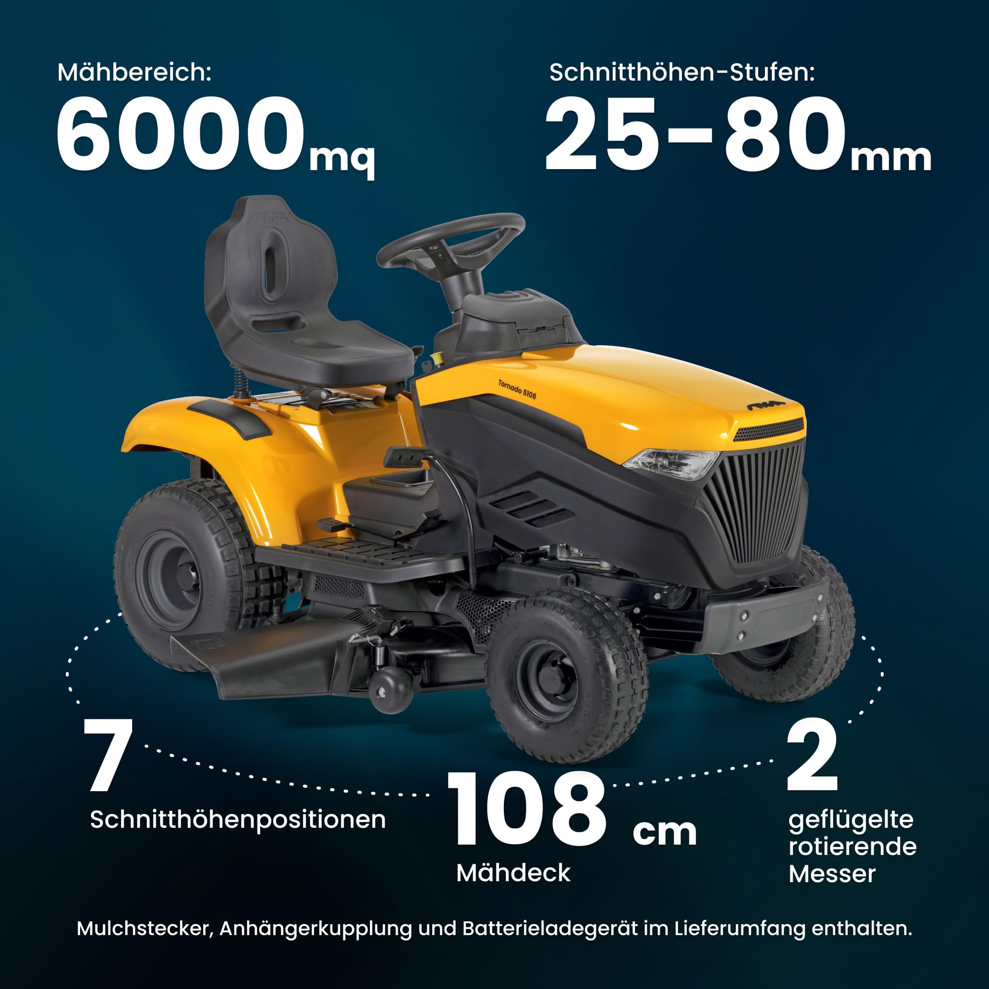 stiga-tornado-5108-rasentraktor-108-cm-st-500-seitenauswurf image 7